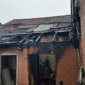 Foto Brandschaden am Haus